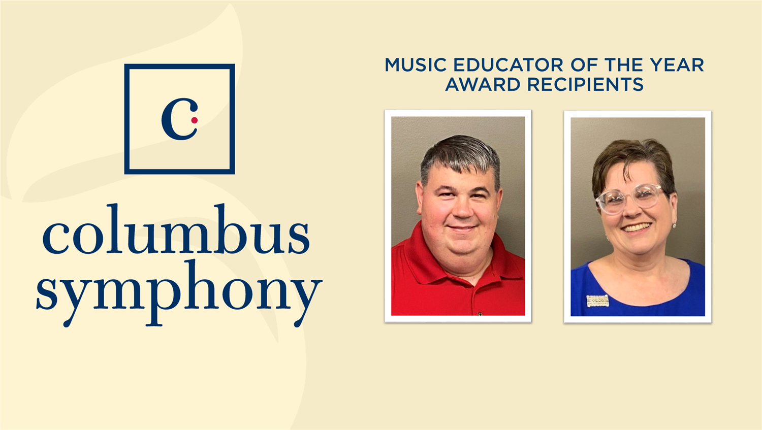 Music Educator of the Year Award Recipients